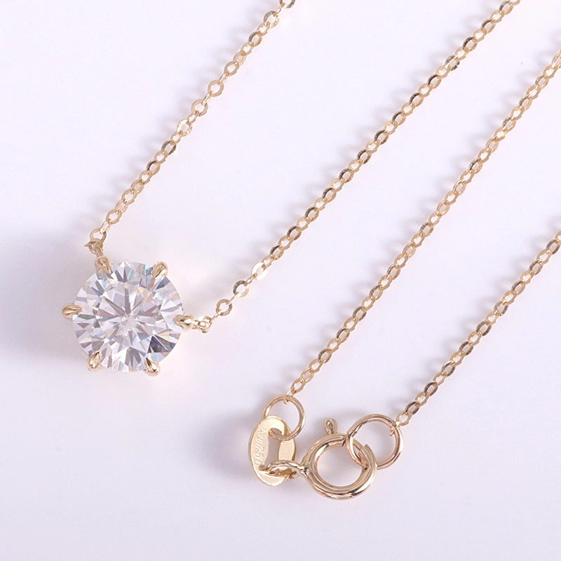 Collier pendentif Solitaire Girl Fashion 1