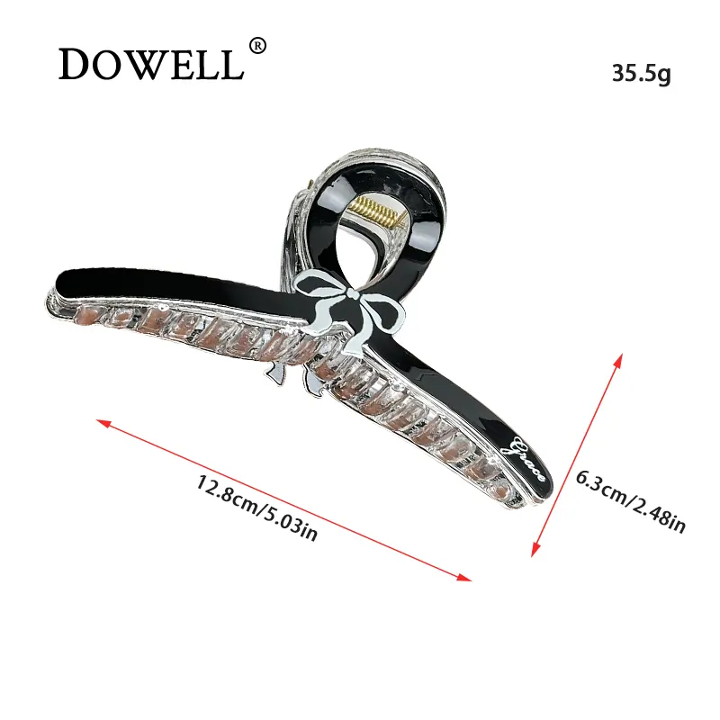 Kitsch Recycled Plastic Large Loop Claw Clips Lady Woman Girl by Dowell 3