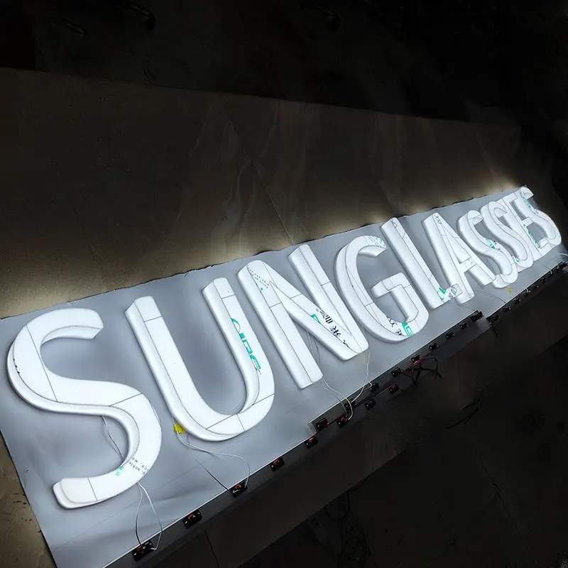 Shining Sign Lit Acrylic Letters 100000 Hours Lit Acrylic Lettersfor Sale 5