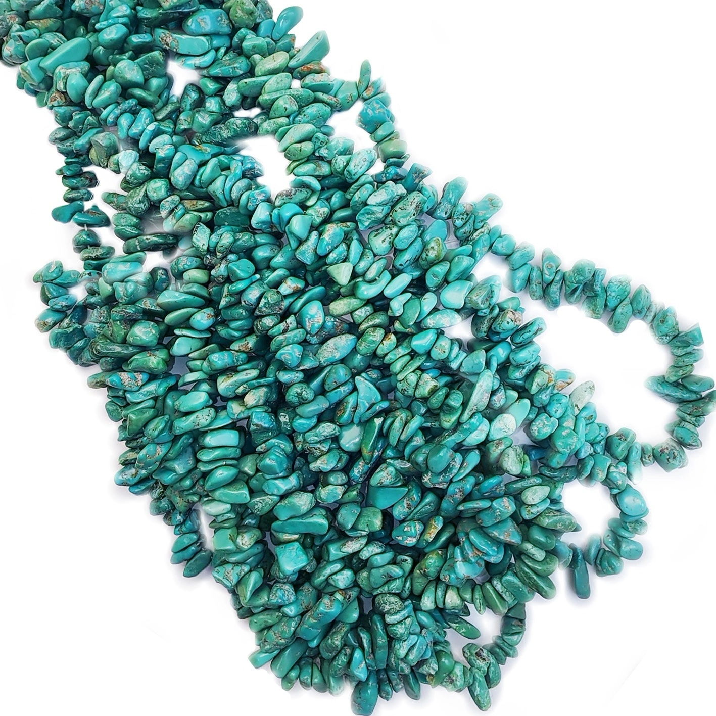 Many Size Natural Turquoise Freeform Raw Nugget Beads Untreated Genuine Real Stunning Blue Green Turquoise Gemstone 16inch 1