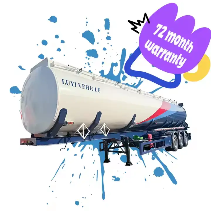 3 оси 45000L Практический водонепроницаемый полуполог с танкером. 1