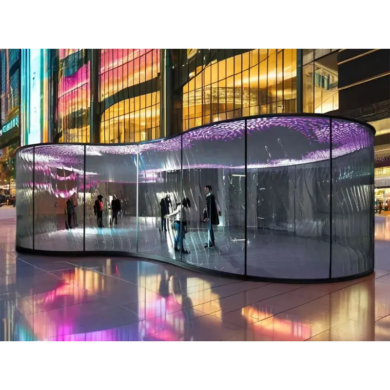 Top Transparent Flexible Led Display From China 7