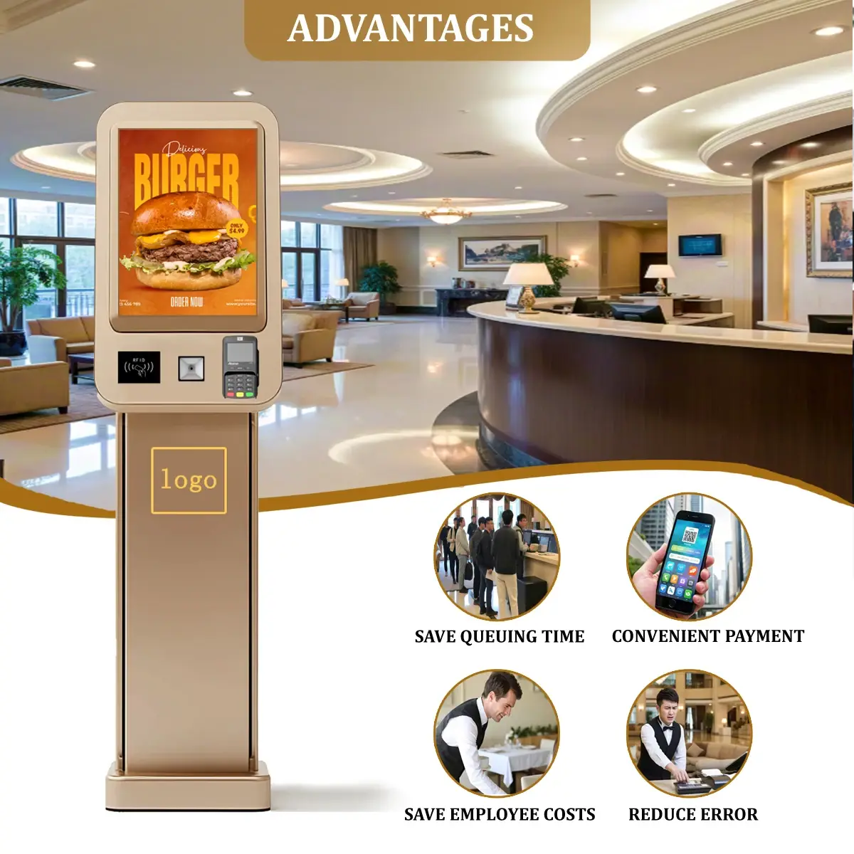 Information Kiosk for School Campus Multi-Language/Customized by E-Star 3