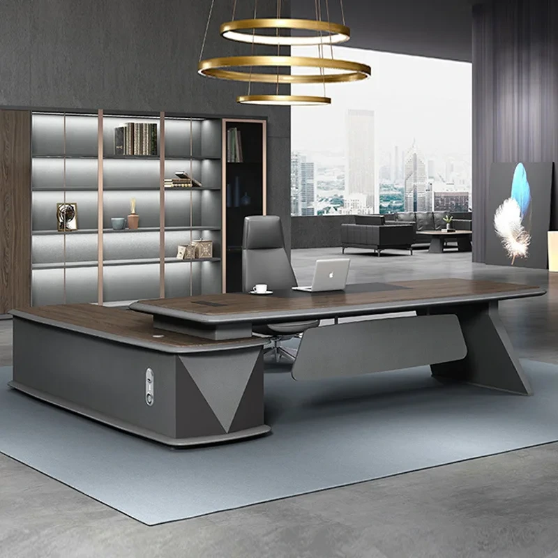 Mobilier de bureau classique, personnalisation de bureau de patron 1