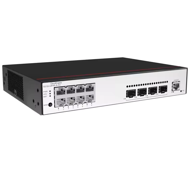 CloudEngine S5735-L8T4S-A-V2 98011977 (8*10/100/1000Base-T Puertos 4*Puertos GE SFP AC Potencia) Ethernet Switch 1
