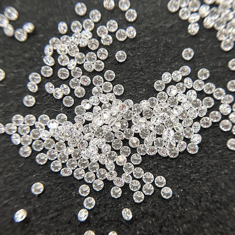 VVS1 Labor angebautes weißes Moissanit -Nahkampf -Form Moissanite Def Farbe erhältlich in 0,80 mm - 3,0 mm 1