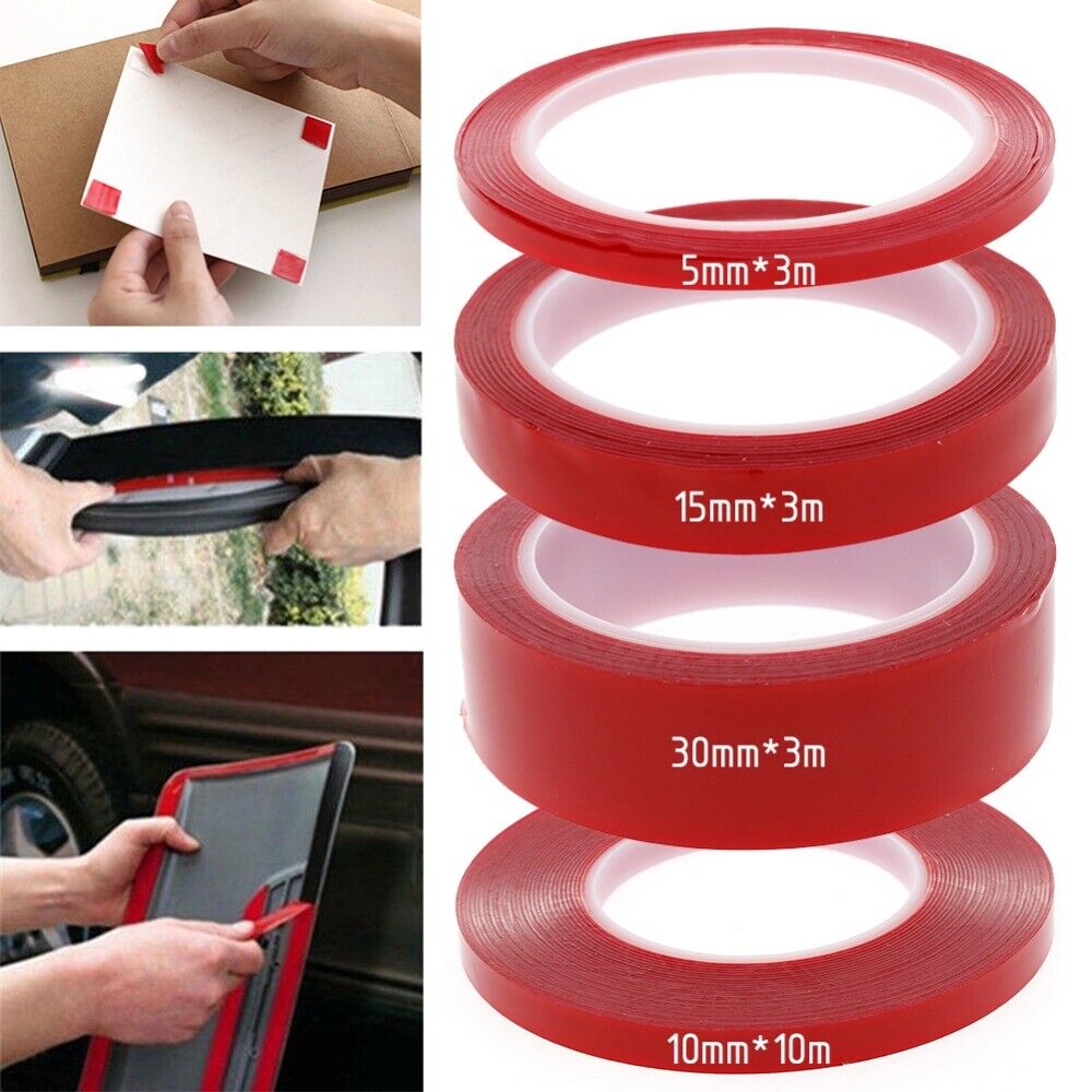 Red Clear Tape Waterproof Nano Pad Double Sided Grip Tape Strong Adhesive Invisible Gel Super Sticky nape tape 7