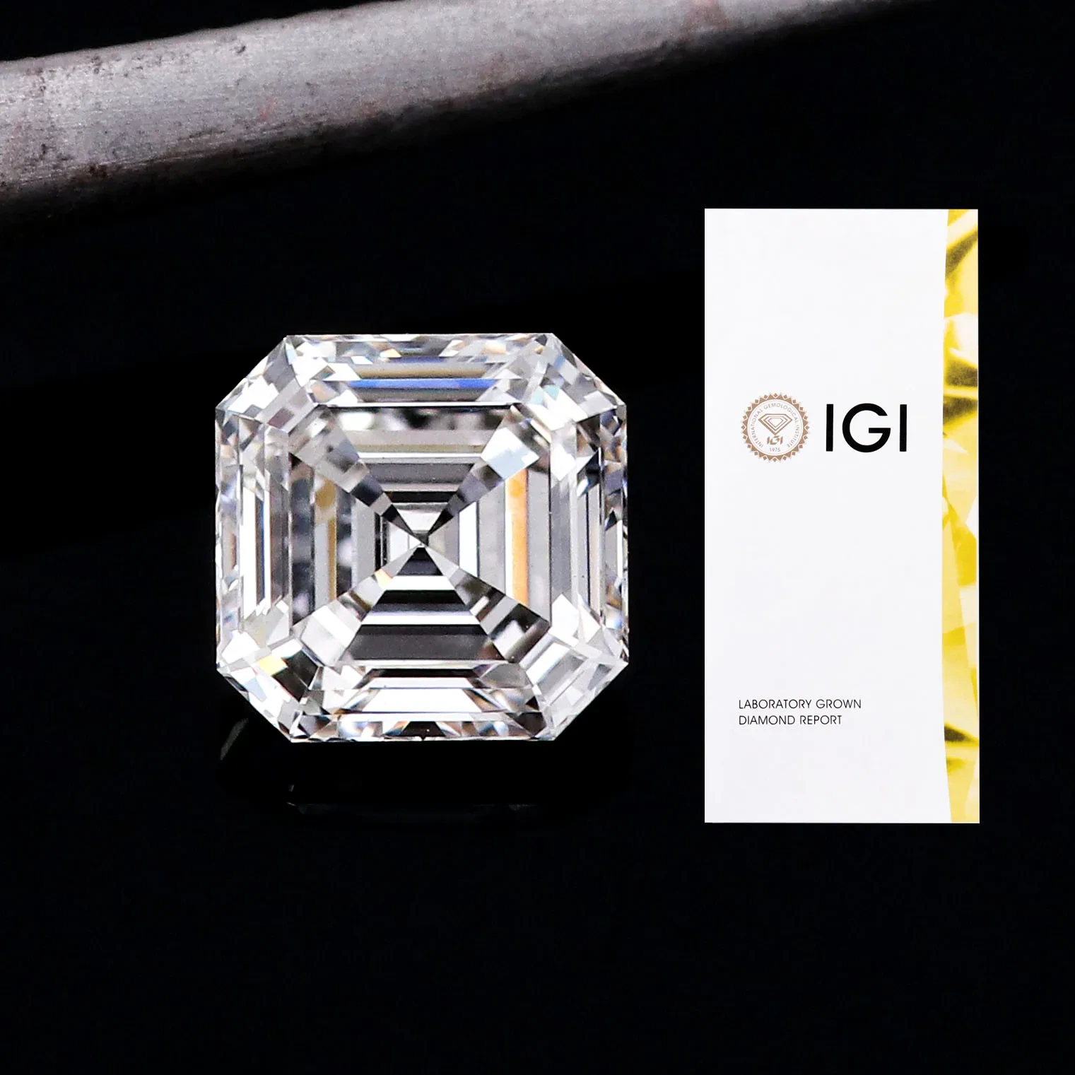 6.03ct Lab Diamonds Wholesale G/ Vs2 Real Excellent Lab Grown Diamond Asscher Cut Cvd Diamond In Stock 1