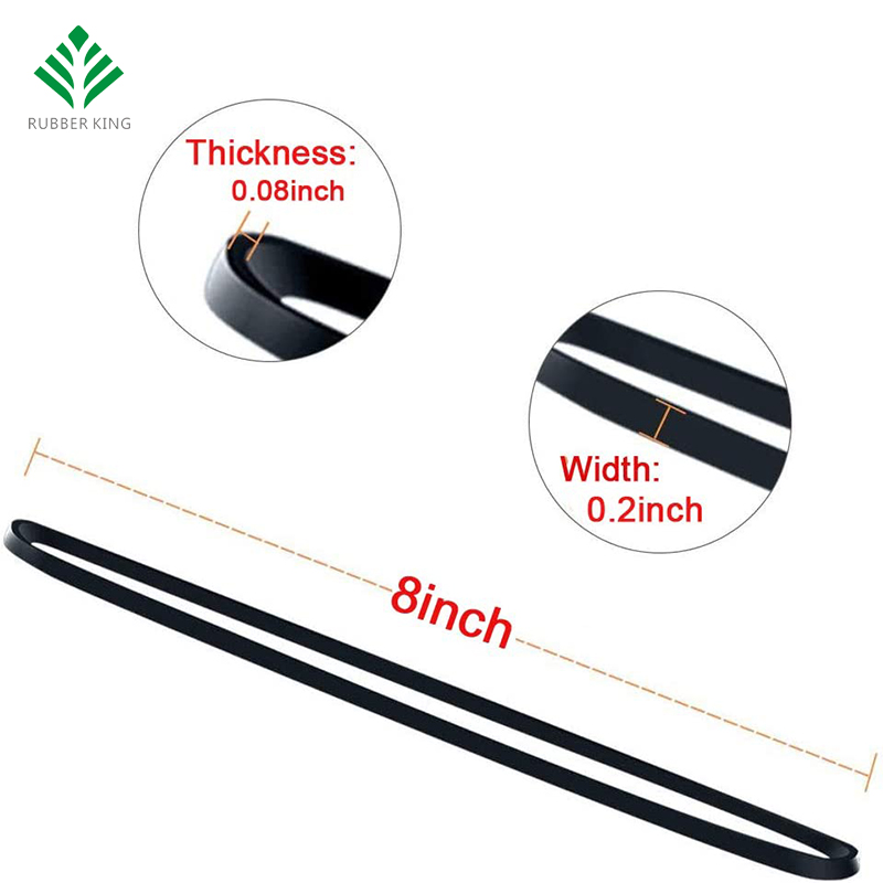 Black Rubber Bands in Custom Sizes - Wholesale Factory Direct Sales 5