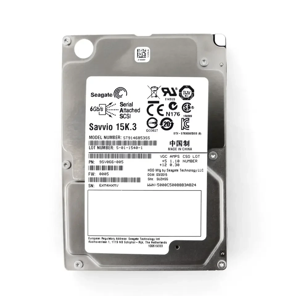 Seagate HHD 146 GB 15K.3 Part no 9SV066-175 ST9146853SS Server Hard Drives 1