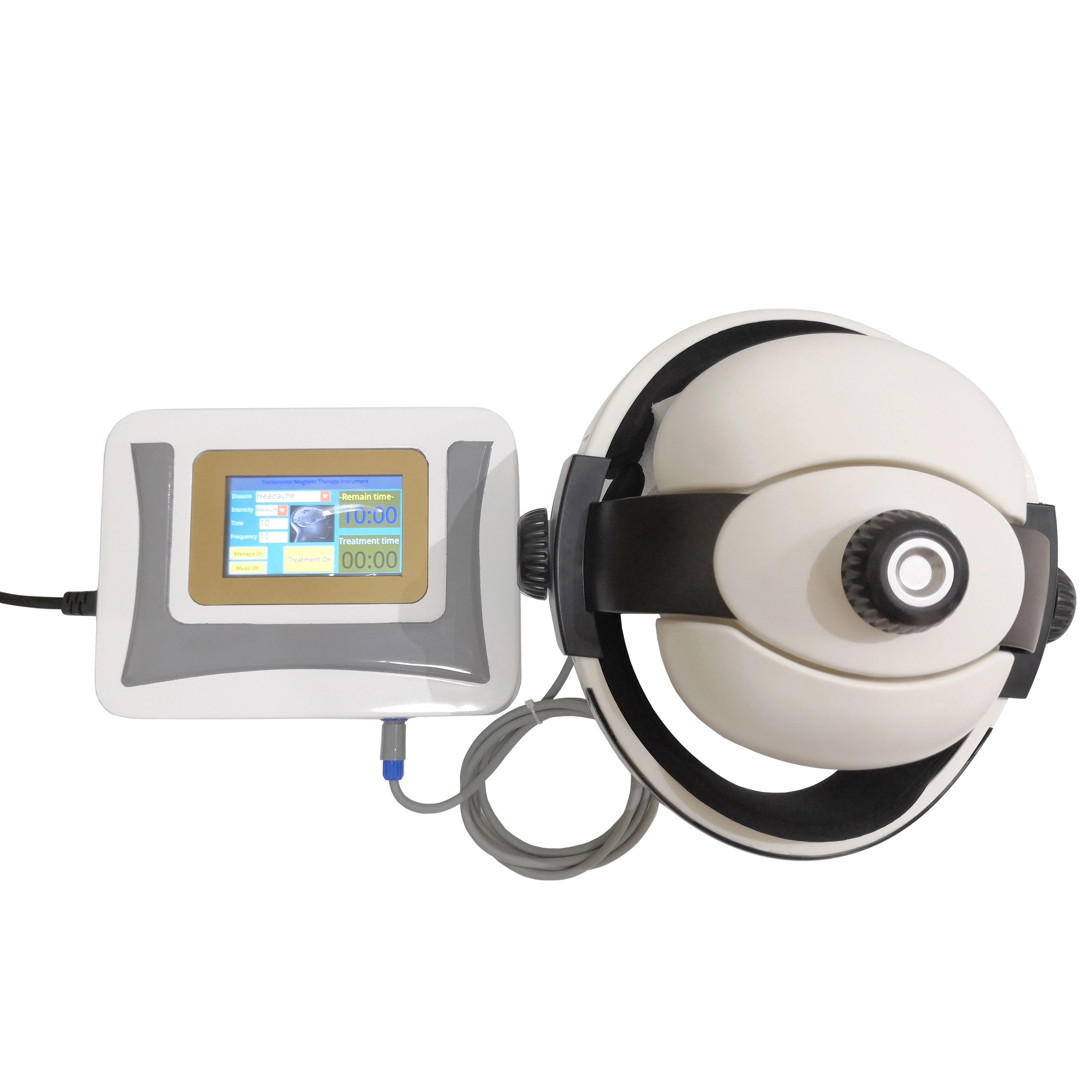 Portable Repetitive Transcranial Magnetic Stimulation (rTMS) Therapy Autism Depression | INNORKOM 1