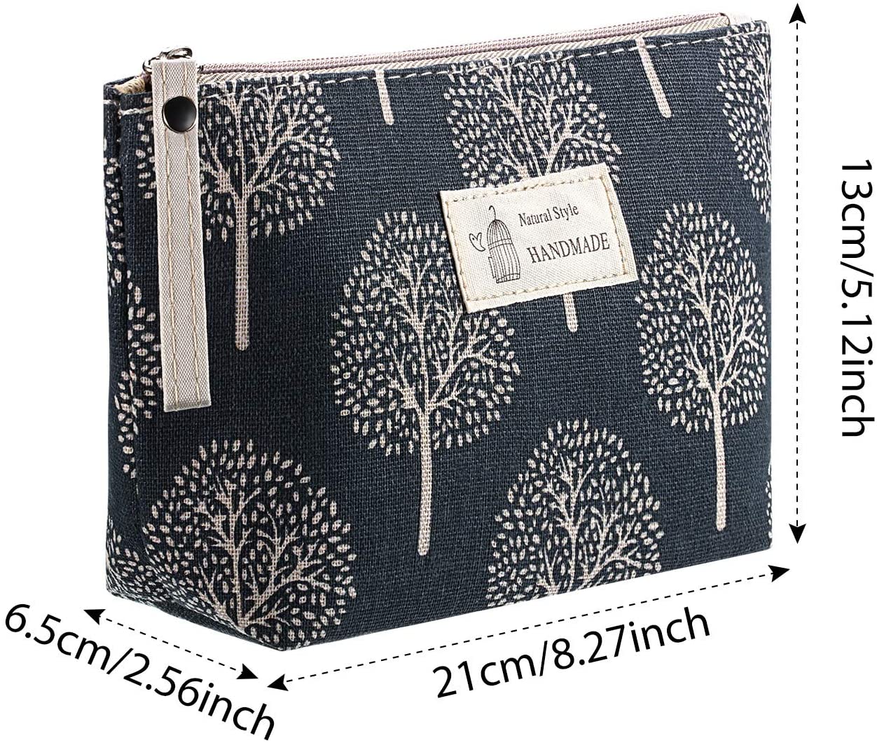 Wholesale Canvas Cosmetic Bag Large Capacity Ins Convenient Simple And Multifunctional Storage Bag Travel Wash Bag. 4