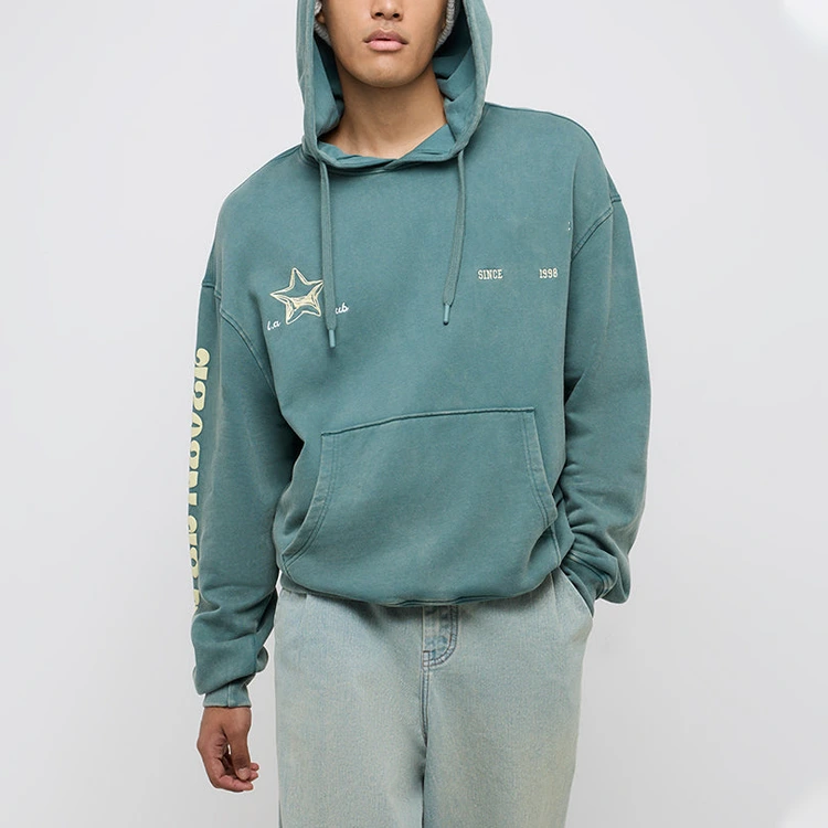 High Quality Custom French Terry Unisex Cotton Hoodies Luxury Heavyweight Designer 360gsm Fashion Hoodie For Men1 1