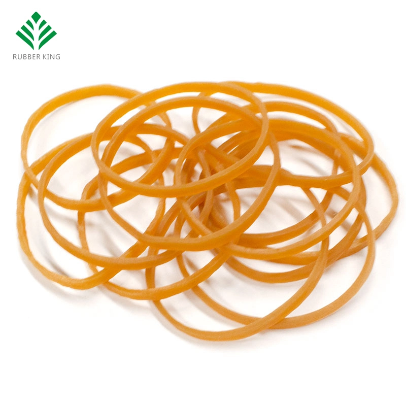 Yellow Elastic Rubber Bands for Stationery Office School Packaging 1