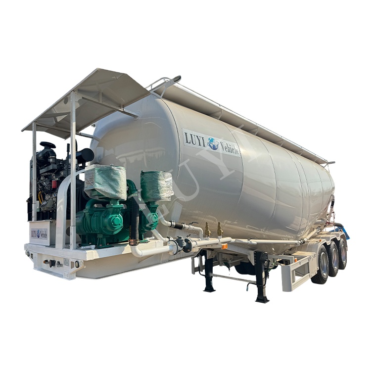 Semi trailer de tanque de cemento a granel seco | Luyi 1