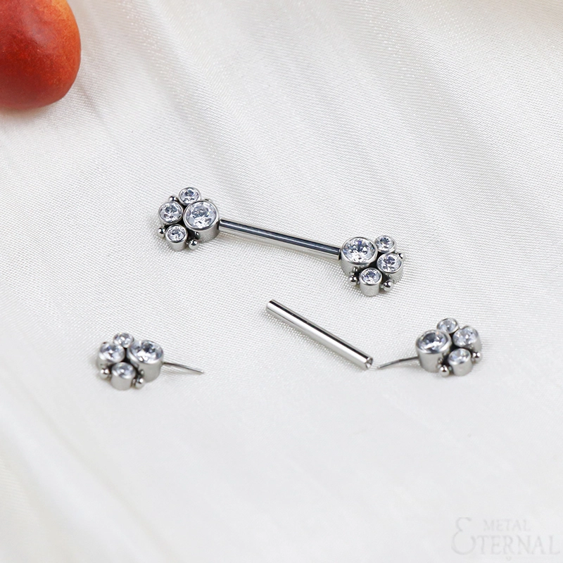 Eternal Metal 14g 14mm Astm F136 Threadless Nipple Piercing 1