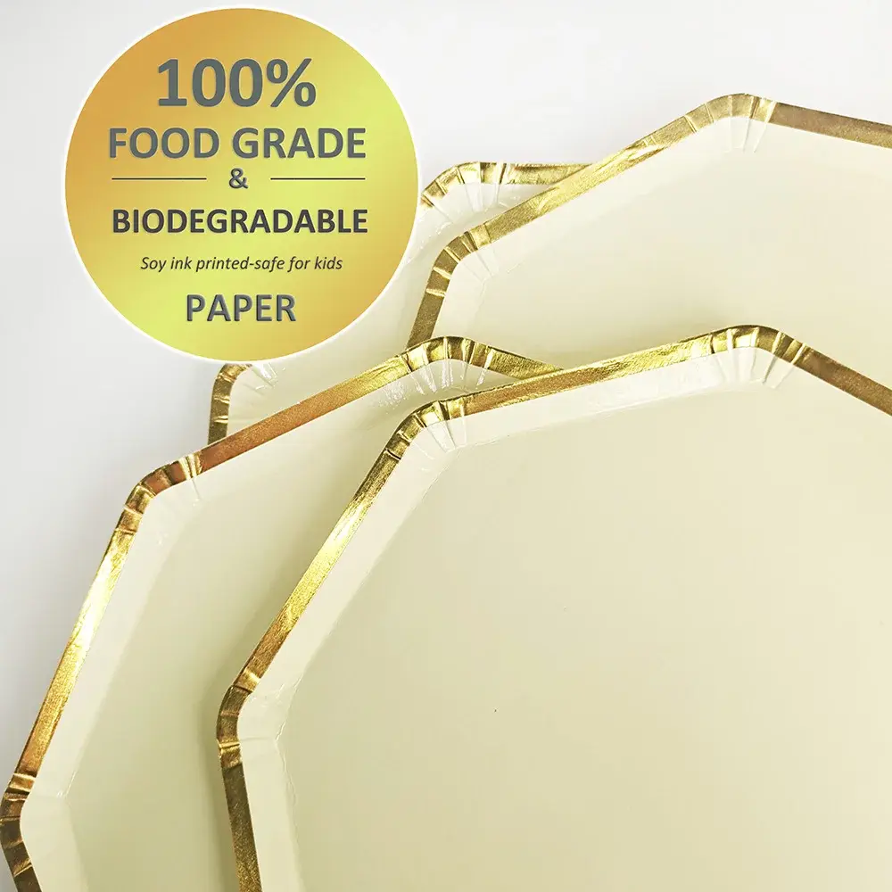 Floral Paper Plates XIANG SHENG by Xiangsheng 6