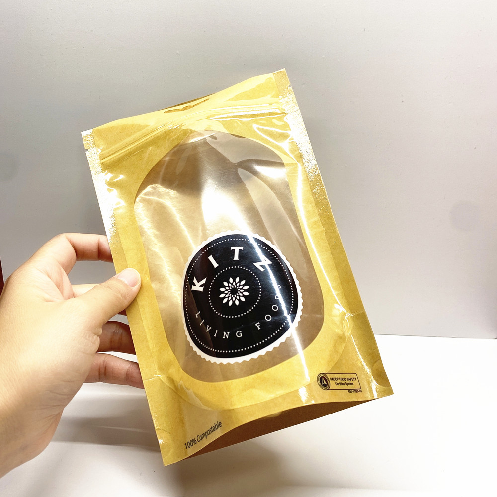 Stand Up Pouch Cetak Kustom Dengan Jendela Depan Bening untuk Kemasan Makanan | JSHINEPACK 4