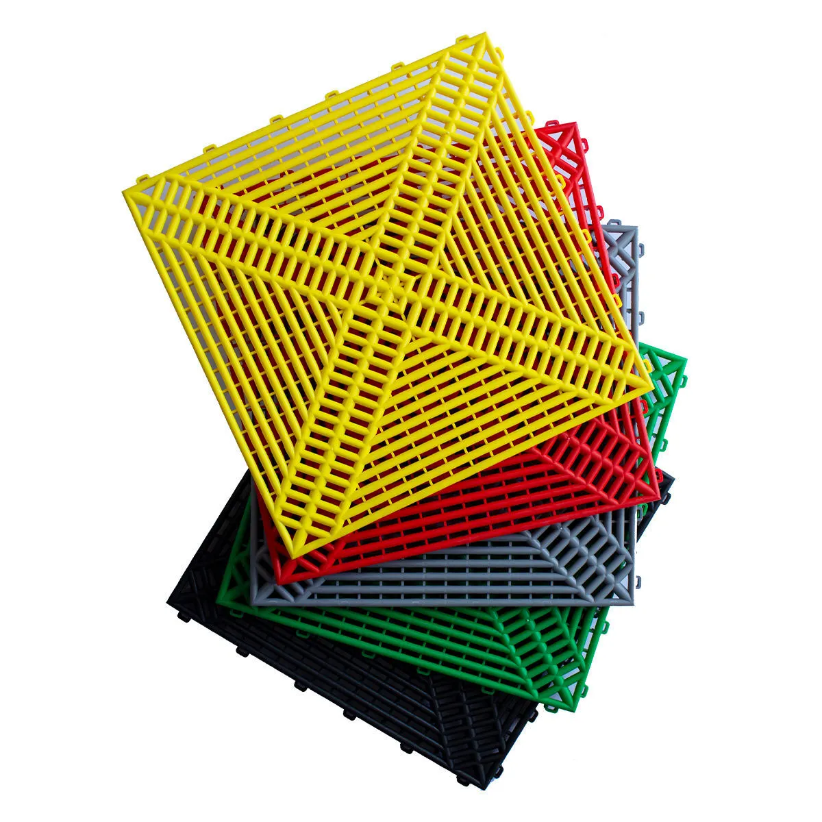 Plastic Interlocking PP Car Wash Floor Grille Drain 1