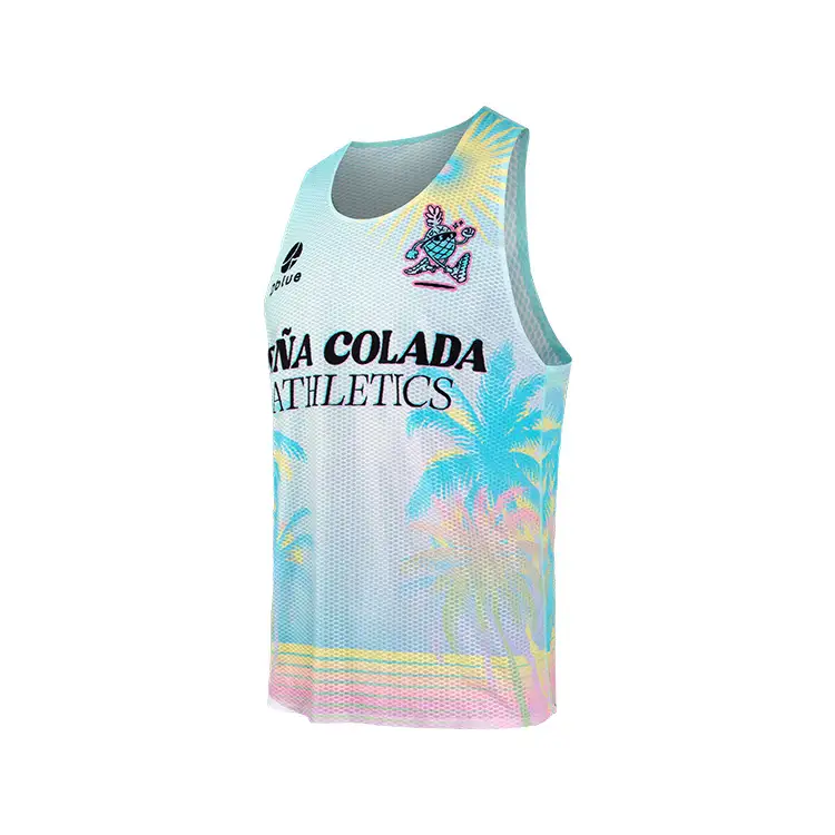 Custom Heat Seal Running Vest Running Singlet Lightweight Marathon Tank Top Breathable Workout Shirt Running Race Vests 1