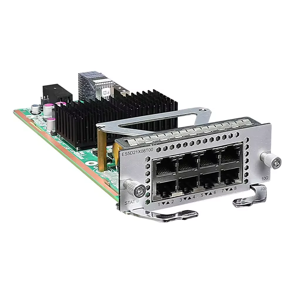 Carte d&39;interface arrière Rj45 10gbase-t 8 ports série ES5D21X08T00 98010736 S5700 pour matériel 1