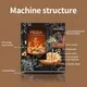 For Outdoor Pizza Vending Machine Metal Plate by Haloo 6