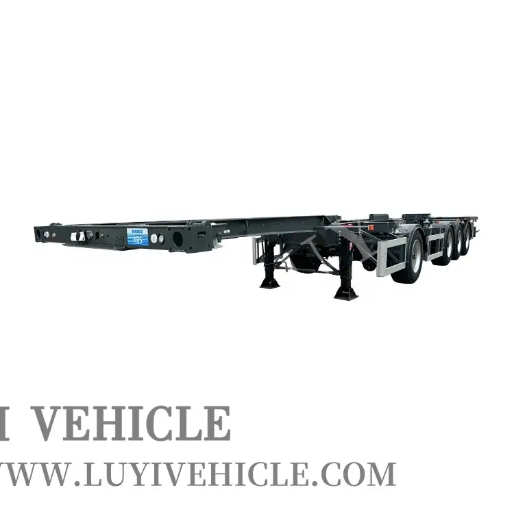 40ft Skeletal Trailer 4 German Axles Container Hauler 1