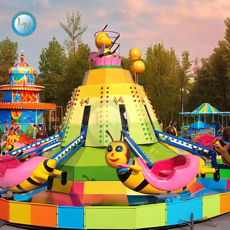 Kids Bumble Bee Theme Self-Controlled Ride for Outdoor Amusement Park 1