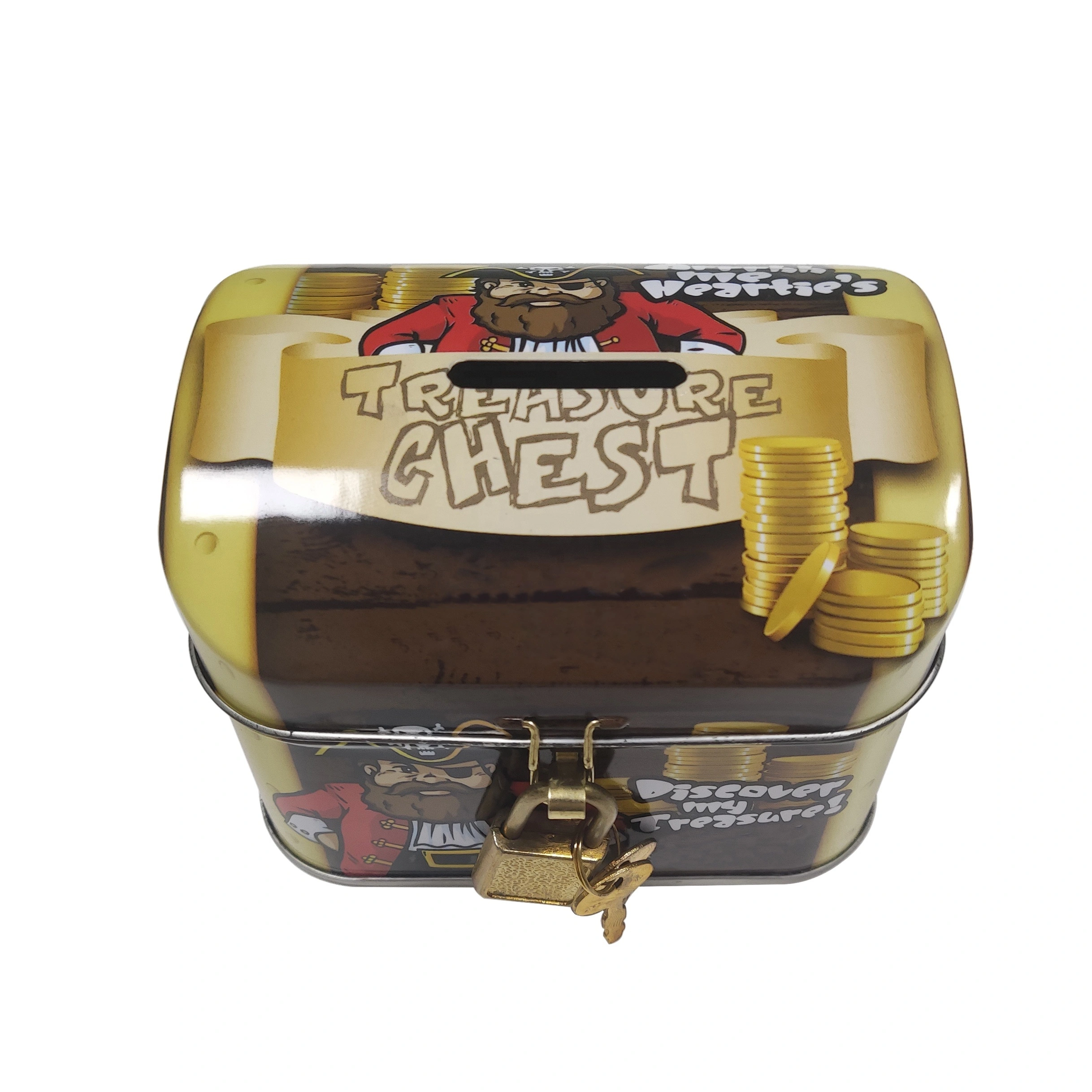Metal Cartoon Piggy Bank Money Tin Box - Kids Coin Bank 1