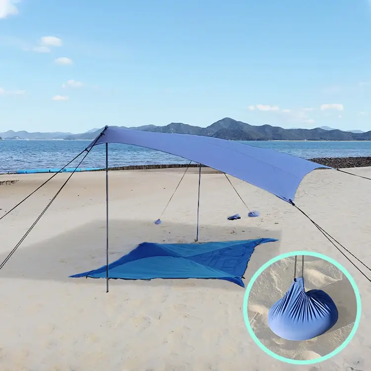 Beach Shelter Uv Protection Maker Beach Sun Tent Shade 4
