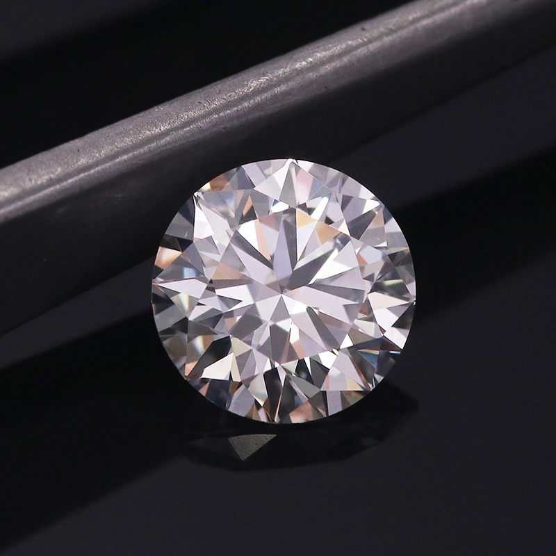 Wuzhou Gems Diamond Cut Lab Crear polaco HPHT Diamond Def-VS 0.5CT Round Lab Diamond para hacer joyas 1