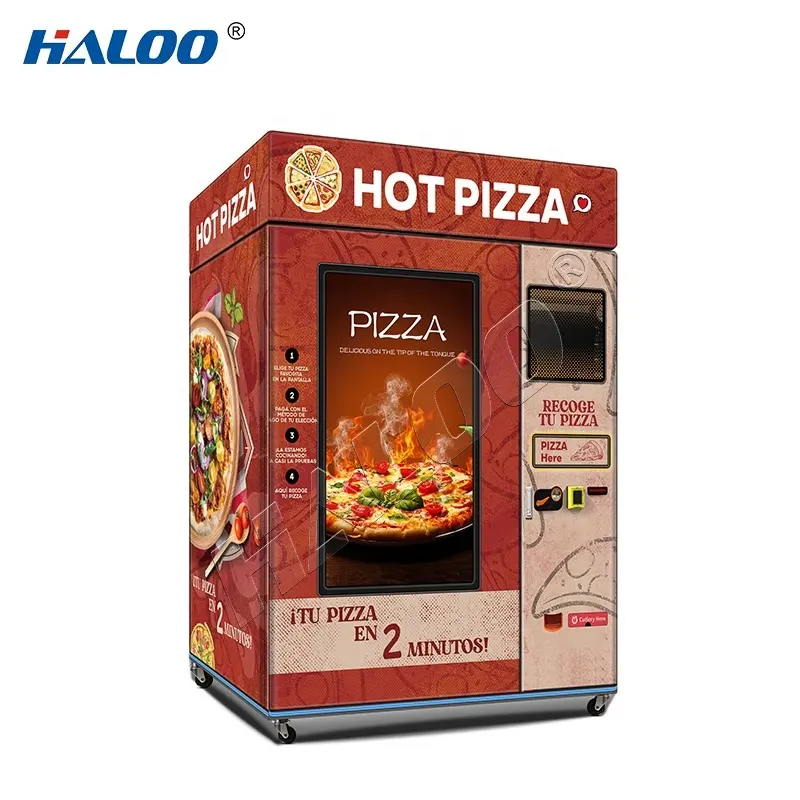 For Outdoor Pizza Vending Machine Metal Plate by Haloo 4