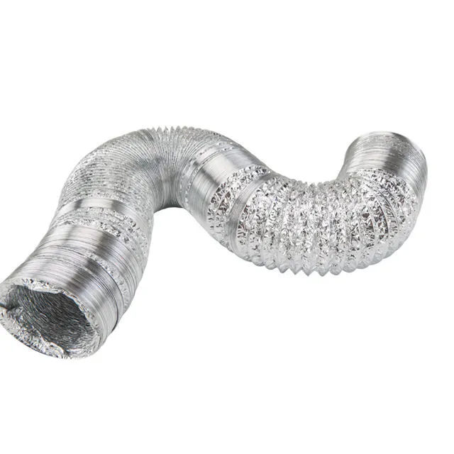 Aluminum Flexible Duct Factory Wall Mounted Installation 2