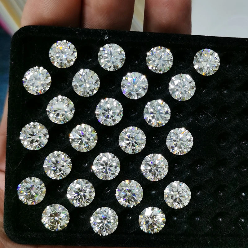 D Color Vvs1 Excellent Cut Moissanite Stone With Gra Certificate Top Quality Loose Moissanite Loose Gemstone Synthetic Diamond 1