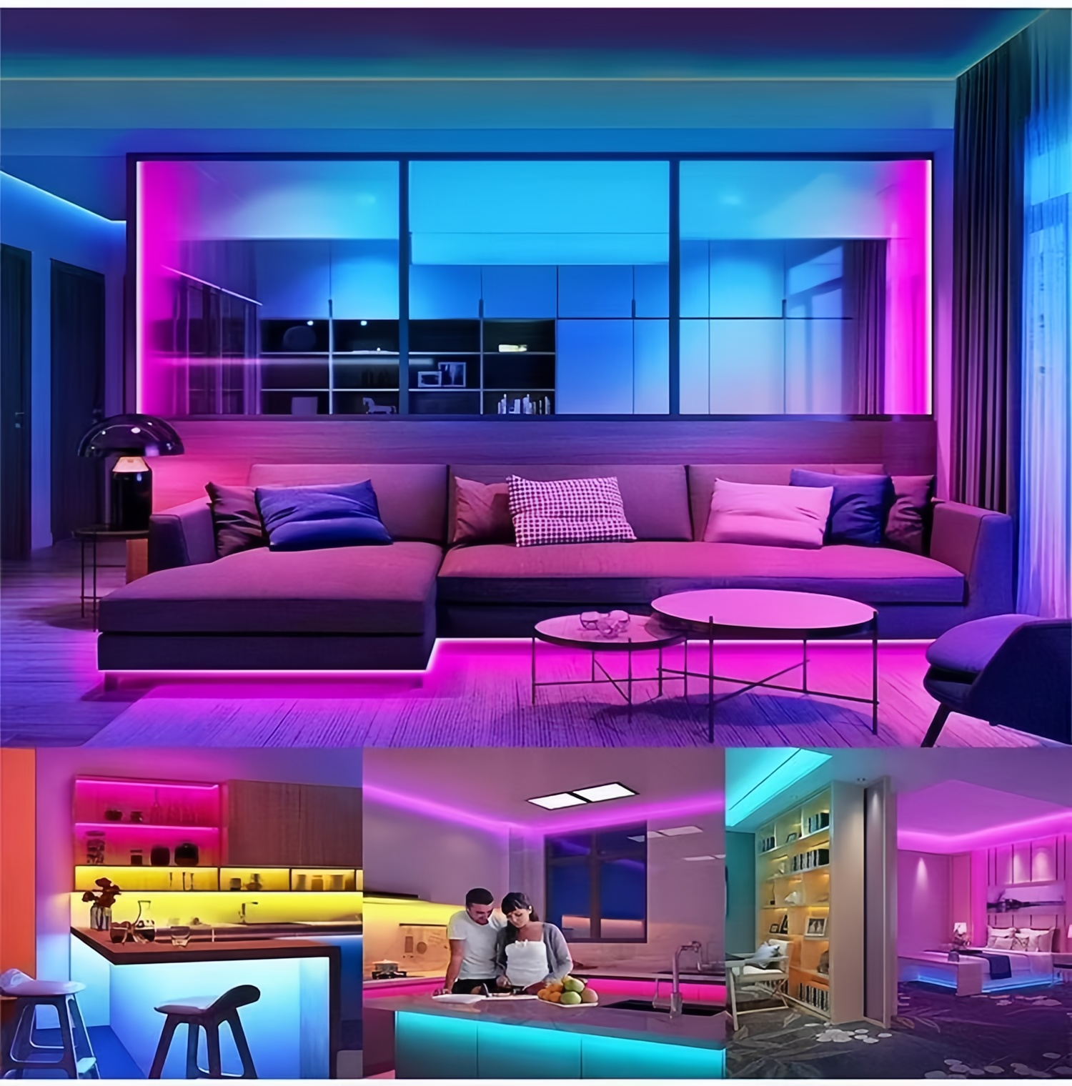 Светодиодная лента GO OCEAN COBIC Dream Color с градиентом RGB для домашнего и коммерческого освещения. Энергоэффективность. 10