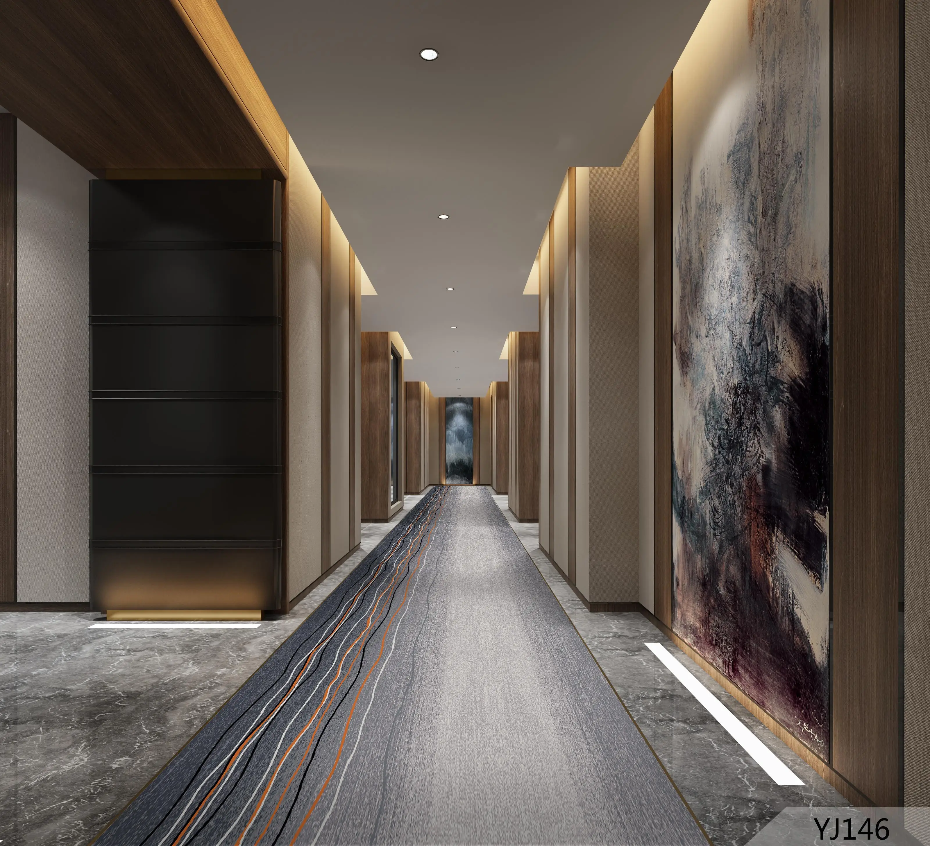 China Hotel Carpet - Stampa da parete a parete per corridoi e camere 6