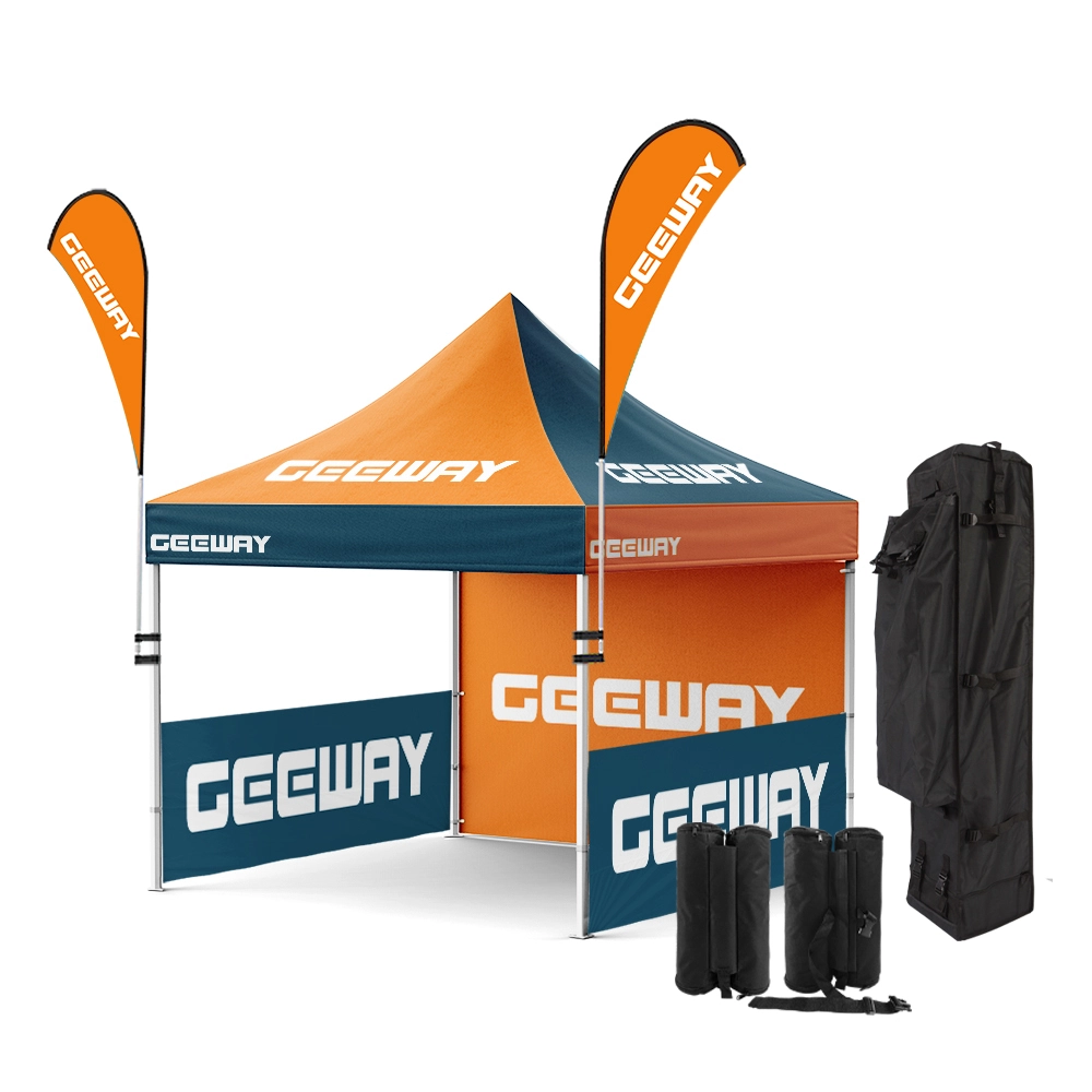 Tente à auvent escamotable 10 x 10, logo personnalisé, exposition automobile, marché spécial, tente gazebo 3 x 3 pour extérieur 1