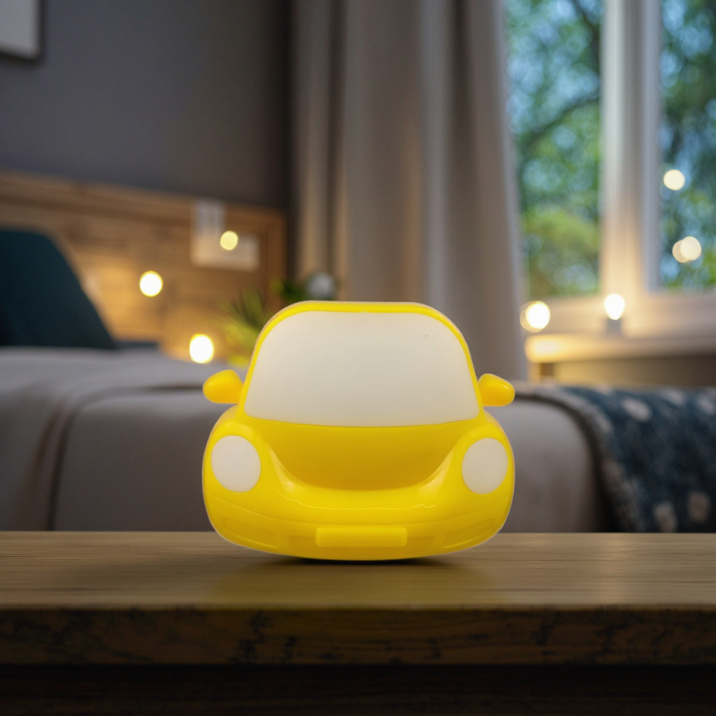 OEM Toy Car Shape Led Night Light W044 With 5 SMD Indoor Plug-in Switch For Kids Bedroom 1