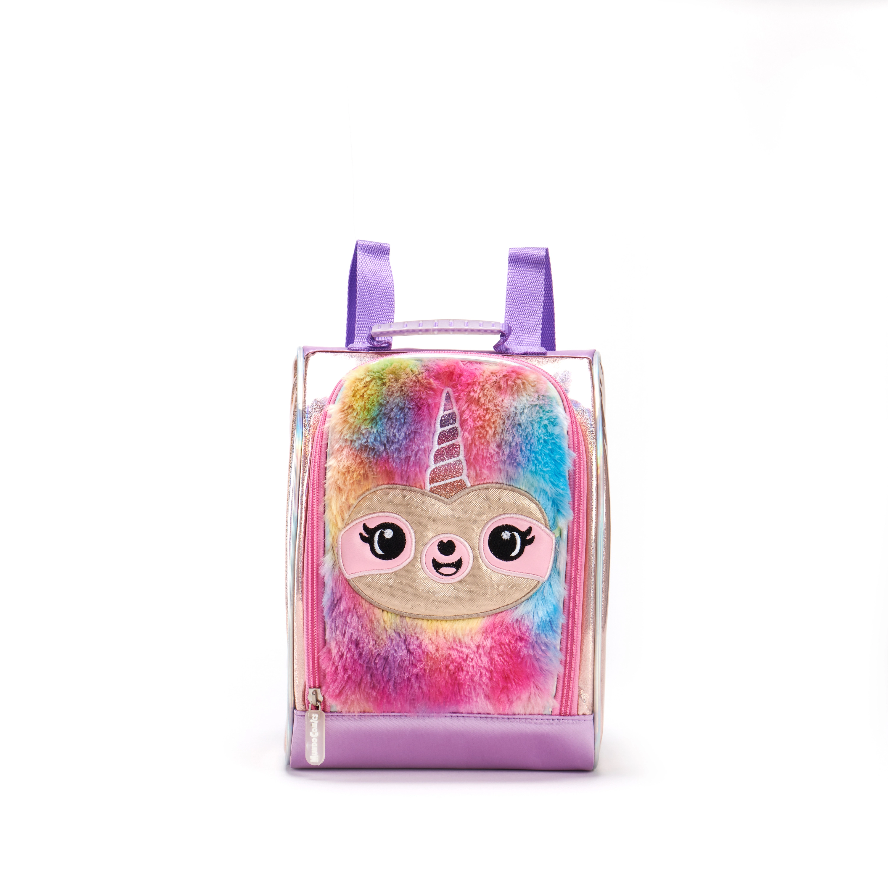 Ounier customized New Arrivals Cute Insulated Lunch Bags Kids Plush Unicorn Cartoon Backpacks Wholesale Price Lunch Bag For Children 1
