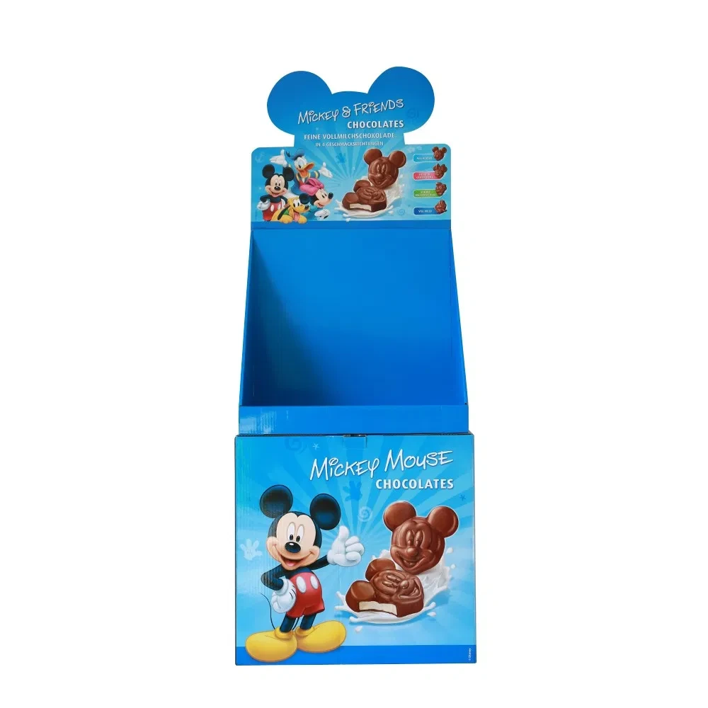 Custom Cardboard Dump Bins Display for Chocolate Retail 1