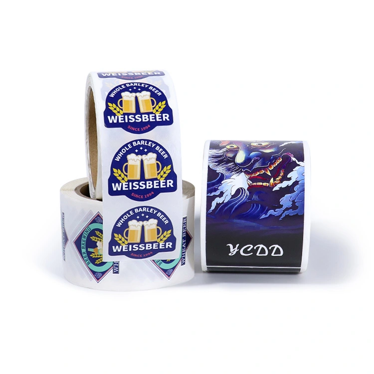 Custom Waterproof Vinyl Sticker Roll, 2-Pack - Private/School Use 1