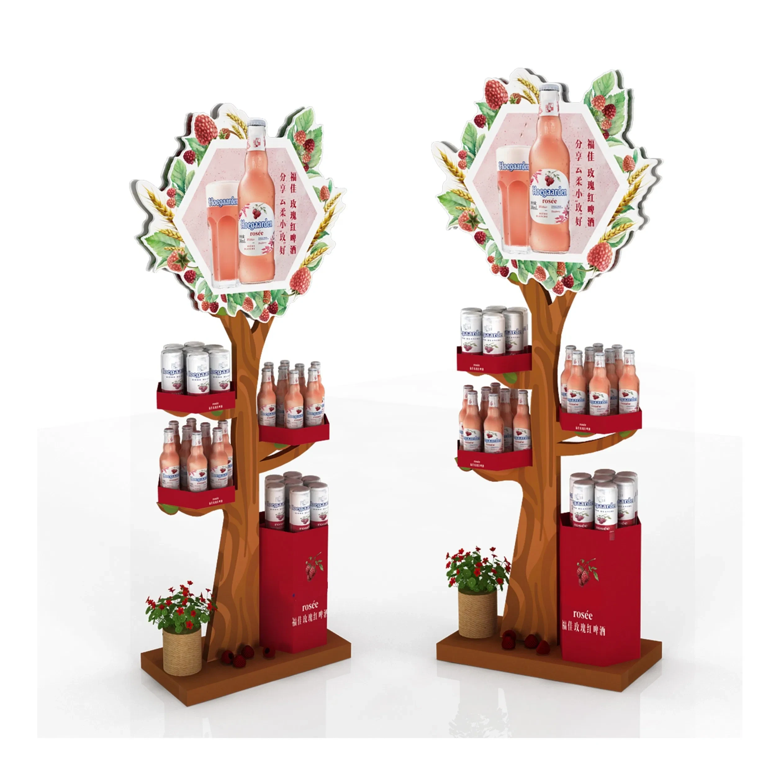 小売店のショーケースやプロモーションに最適なエレガントなツリーディスプレイスタンド 1