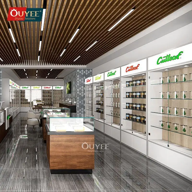 Vitrine pour tabac et magasin SE1 - Présentoir à narguilés et briquets 1