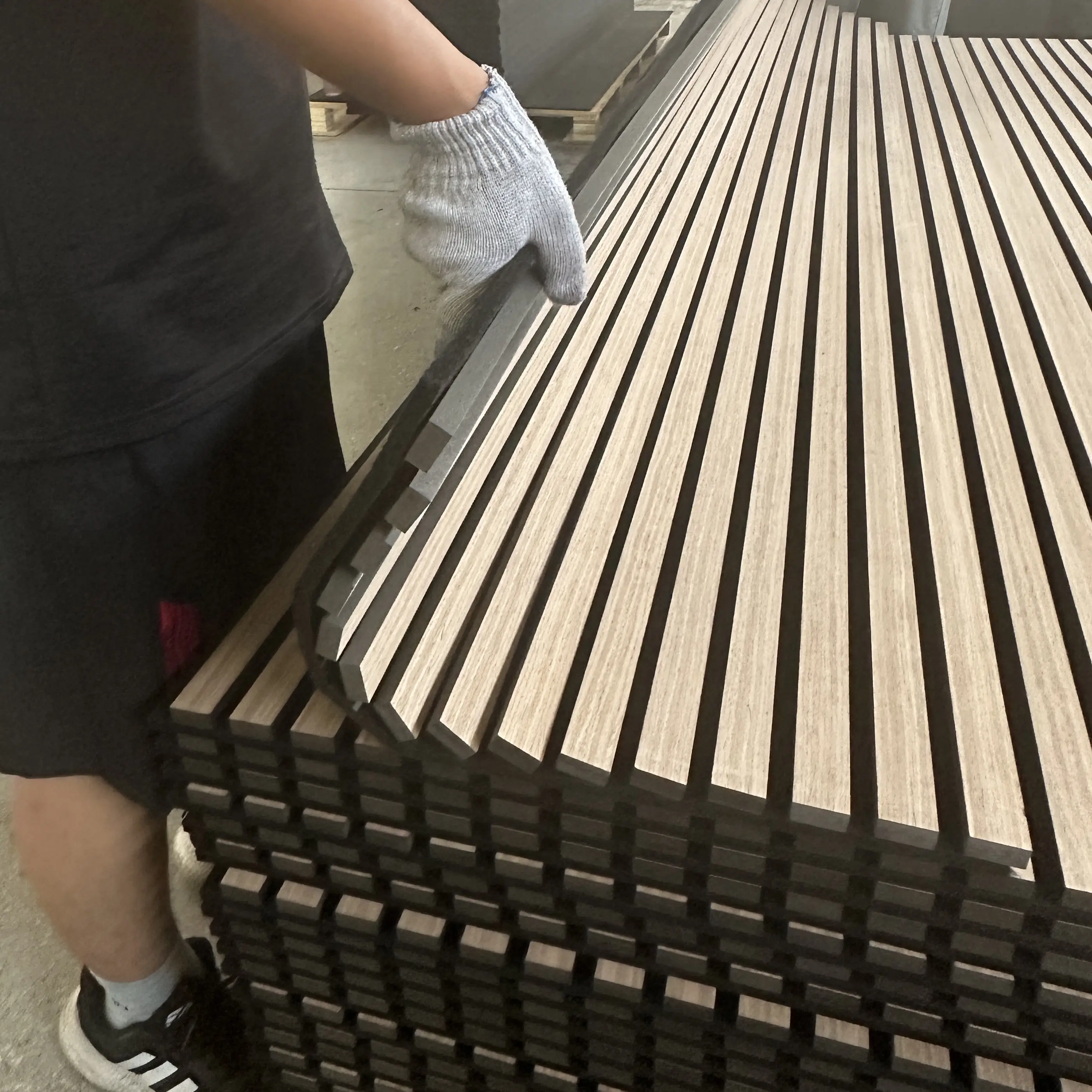 3D Printable Flexible Curved Wooden MDF Acoustic Slat Wall and Ceiling Panels 1