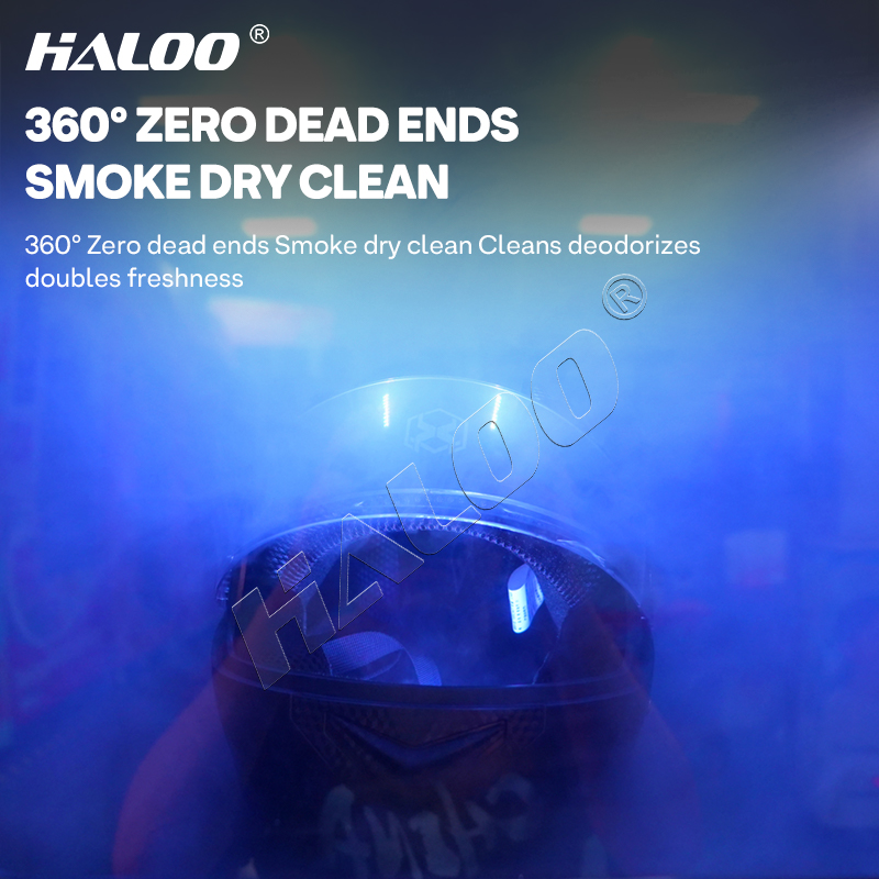Haloo Outdoor Motorcycle Helmet Cleaning Machine With Steam Ultraviolet Lamp Disinfection 6