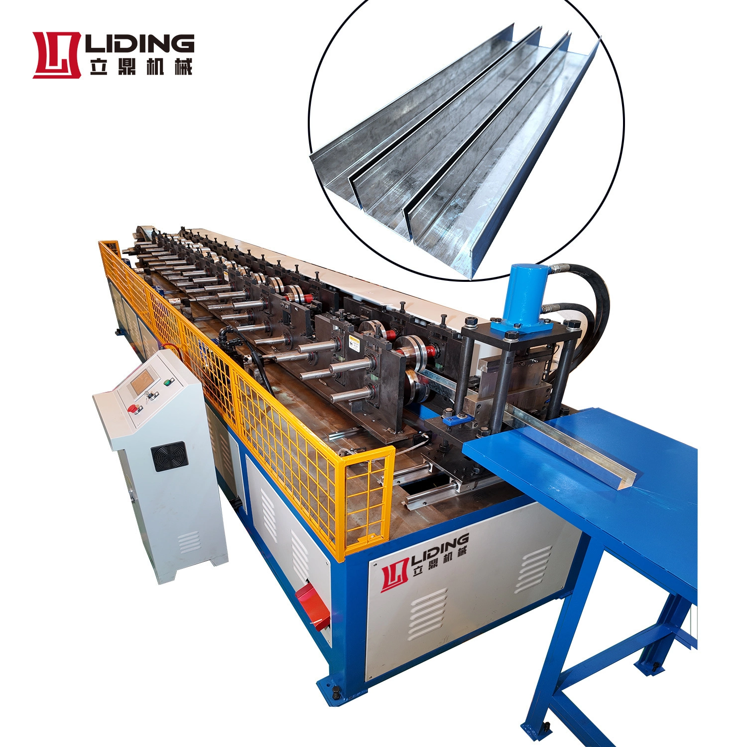 Suspended Ceiling System U Baffle Ceiling Roll Forming Machine Full Auto Baffle Ceiling Making Machine With Width Adjustable 1