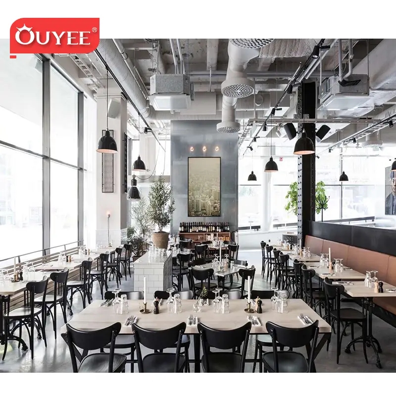 Café-Möbel im Industriestil – Couchtisch, Theke &amp; Stuhl 1