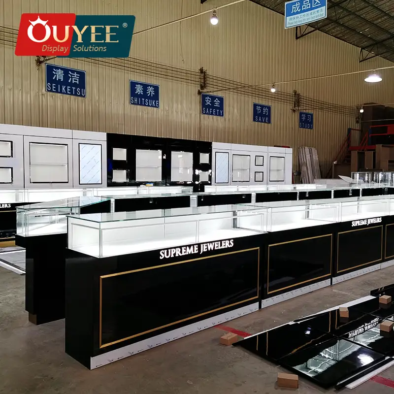 خزائن عرض مجوهرات الألماس، أثاث المتاجر، وواجهات عرض المحلات 1