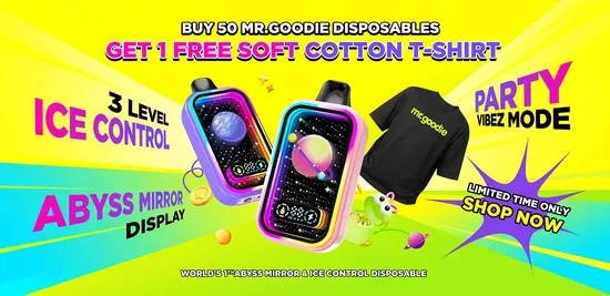 Disposable Electronic Cigarette Wholesale Vape Mr. Goodie 50000 Smoke Ice Adjustable Full Abyss Mirror Display 50K Puff 1