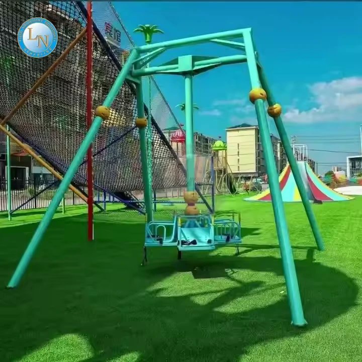 Cheap Unpowered Amusement Rides Unpowered Game Manpower Simple Mini Swing Rides Without Power For Sale 1